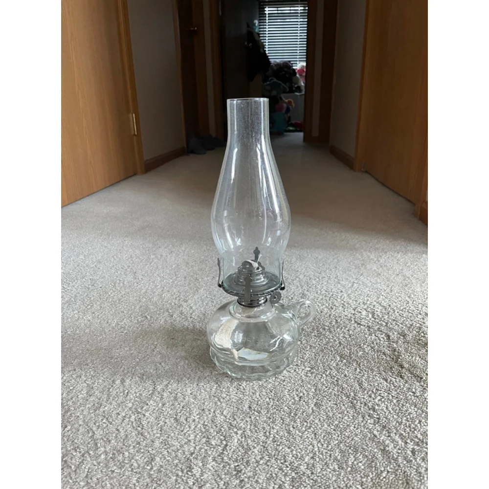 Vintage Lamplight Farms Clear Glass Oil Lantern One Size
